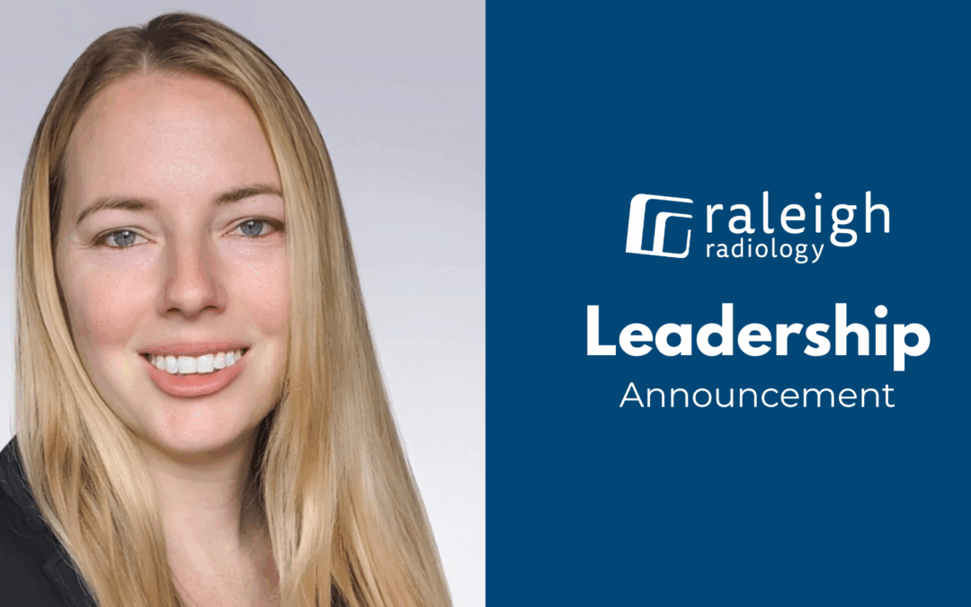 Raleigh Radiology Announces Jessica Bordeaux as Chief Executive Officer 